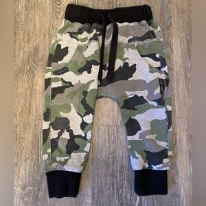 Little Bipsy Green Camouflage Joggers